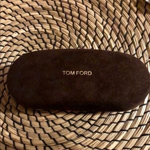 Tom Ford brown felt sunglasses/glasses case